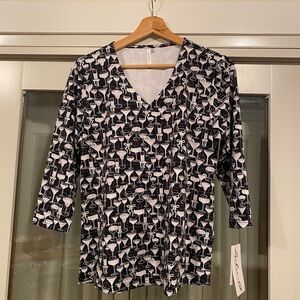 Lulu-B UPF50+ Cocktail Pattern Top